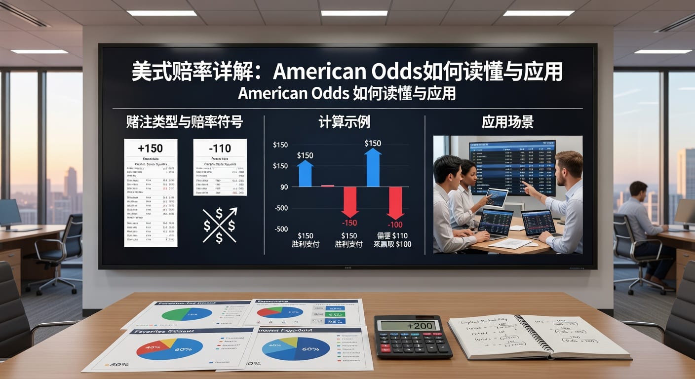 美式赔率 American Odds：资深分析师带你看懂体育博彩核心玩法
